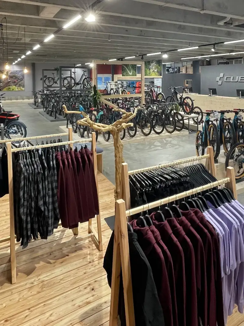 Bike & Style: Verkaufsraum Filiale Stuttgart Ost