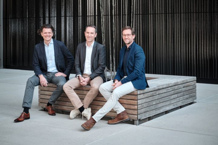 Die Geschäftsführung der JobRad Holding GmbH (v.l.n.r.): Holger Tumat, Reiner Heine und Ulrich Prediger.
