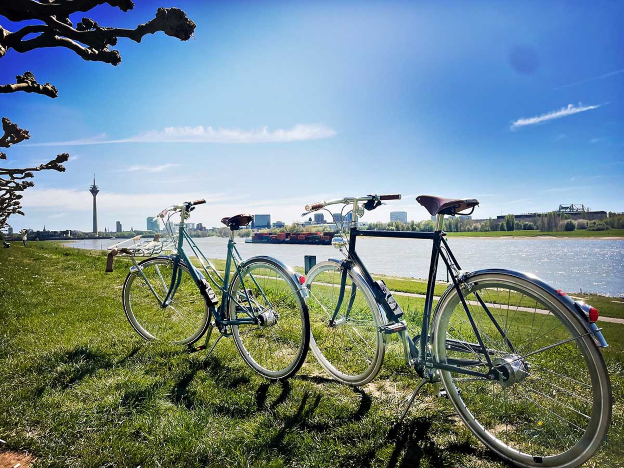 Ein Fahrradtag am Rhein 