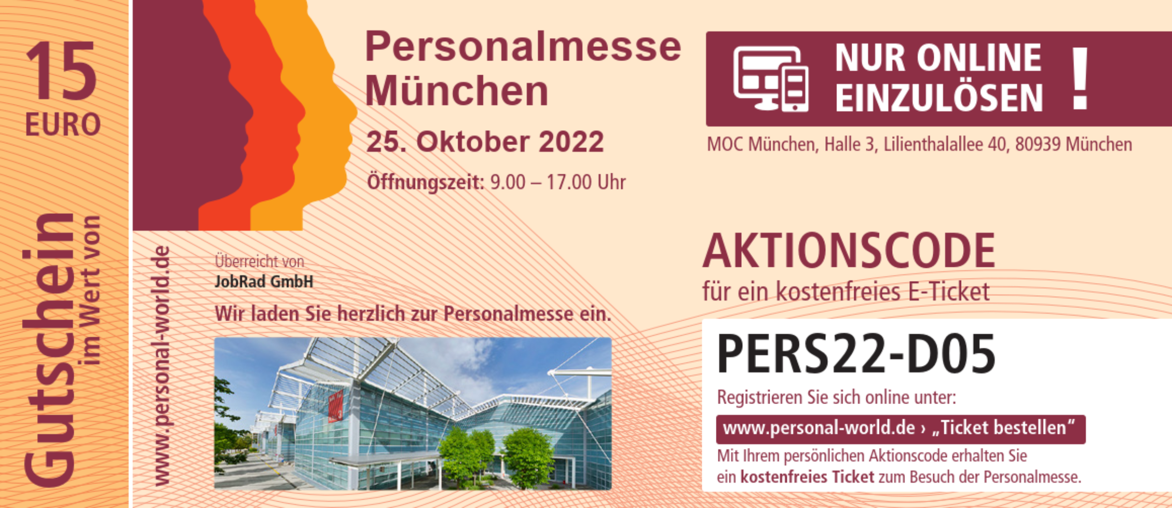 Personalmesse München Gutschein | JobRad