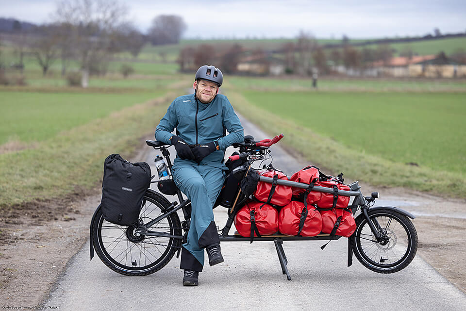 Fahrradheld Gunnar Fehlau und sein Lastenrad