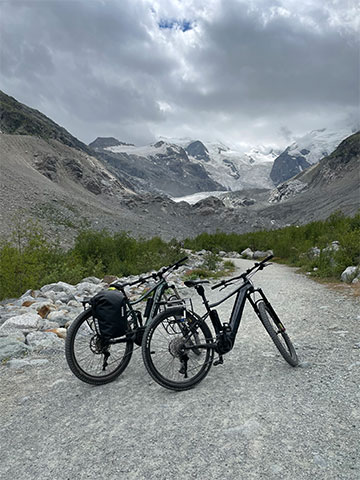 Das schweizer Engadin und dessen Gletscher mit unseren JobRädern entdecken