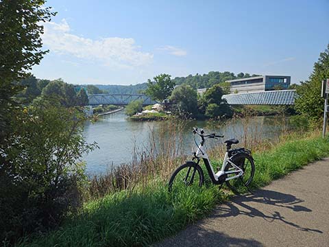 Spätsommer-Radtour entland des Neckars mit meinem JobRad